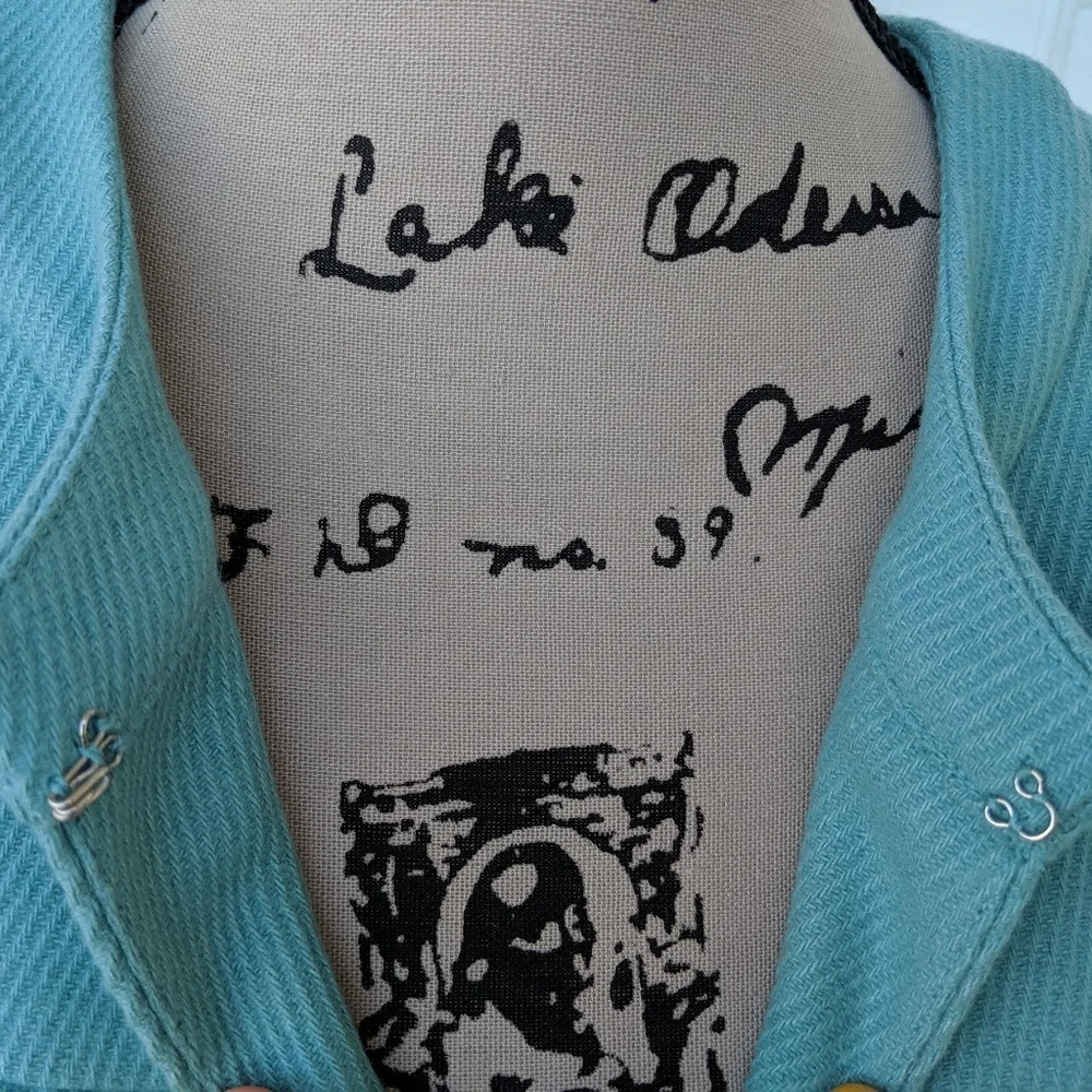 Anthropologie Tabitha Robins Egg Blue Wool Jacket - Picture 4 of 8